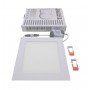 Світильник врізний LED Square Downlight 12W-220V-850L-4000K Alum TNSy
