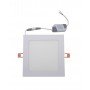 Світильник врізний LED Square Downlight 12W-220V-850L-4000K Alum TNSy