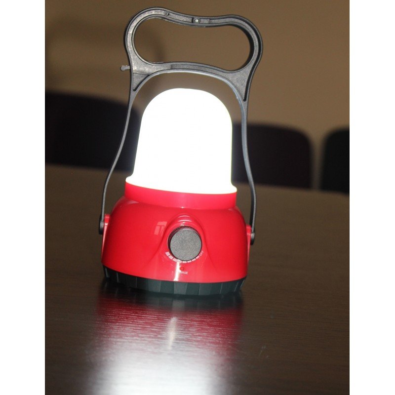 Світильник LED CLR 8W 6500K 3/10H 100/700L bat: 3,7V 2A DIM Red TNSy