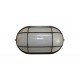 Світильник НПП1202-100W-E27-IP65 овал чорний з решіткою TNSy