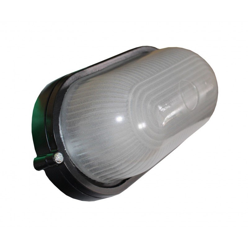 Світильник НПП1401-60W-E27-IP65 овал чорний TNSy