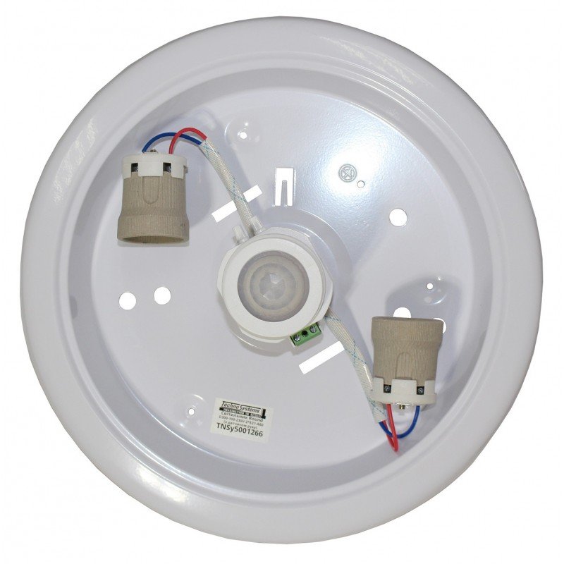Світильник Round-D300-100-230V-2*E27-A60 (з датчиком руху 360гр. 6м.) TNSy