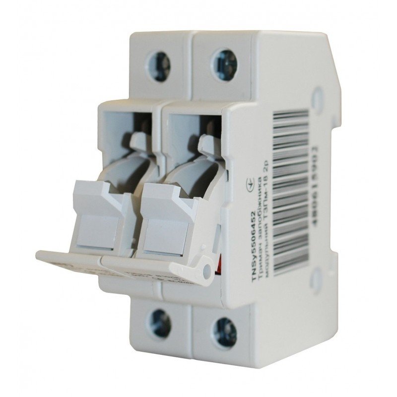 Тримач запобіжника модульний ТЗПм-18 2P 10х38 32А TNSy