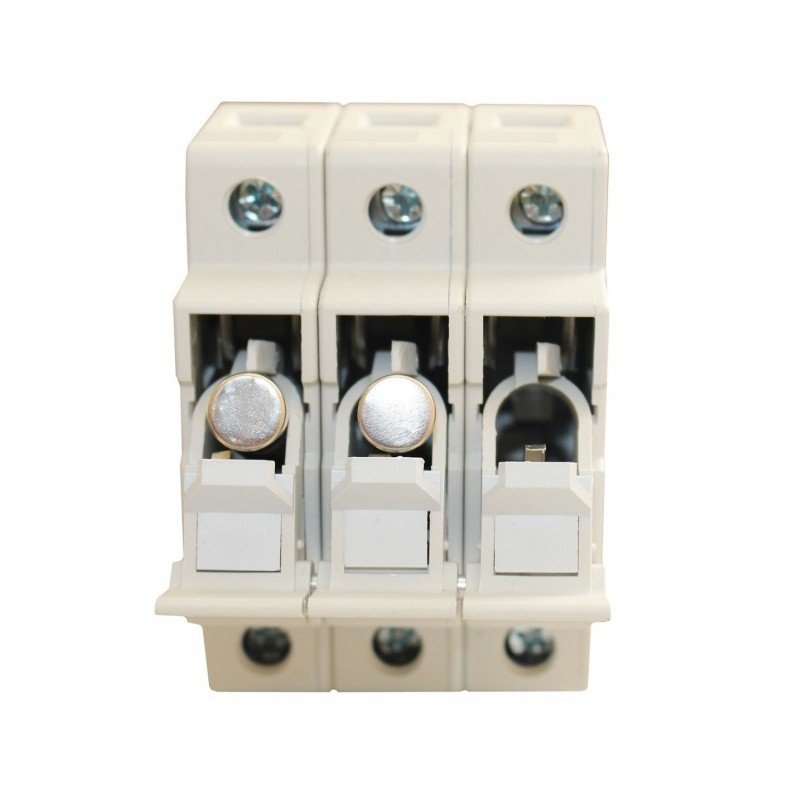 Тримач запобіжника модульний ТЗПм-18 3P 10х38 32А TNSy