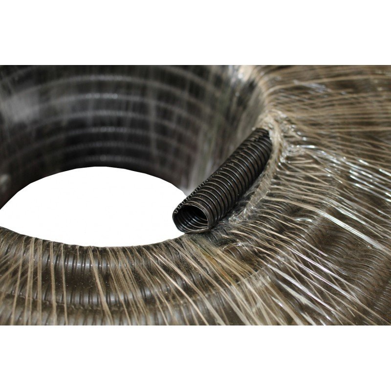 Трубка гофрована PPнг 17/21,2мм розрізна автомобільна (100 м) TNSy