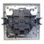Розетка вн. устан. 1-а з/к з зах. шторк. біла IP20 TNSy Malta
