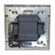 Вимикач вн. устан. 2-кл. з підсвіткою білий IP20 TNSy Malta