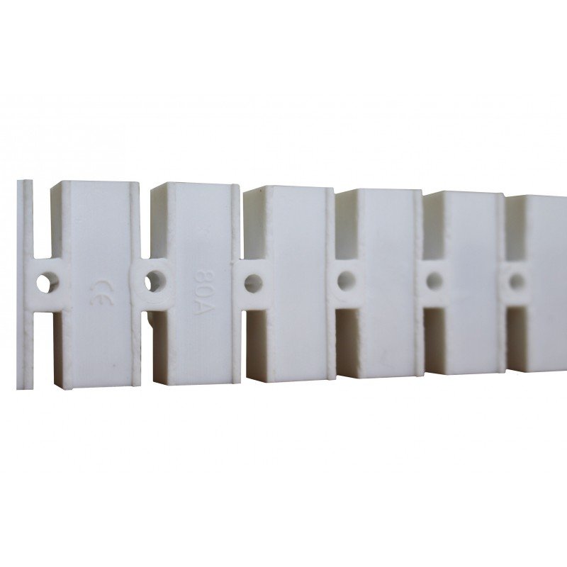 Затискач гвинтовий PP80A 10-25мм2 12пар н/г TNSy