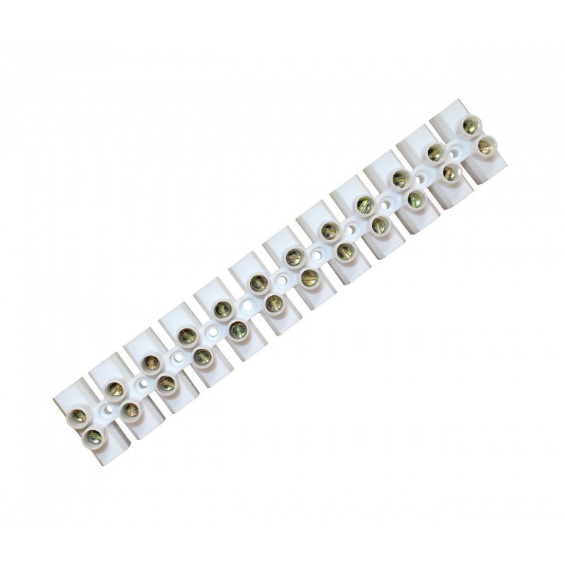 Затискач гвинтовий PP80A 10-25мм2 12пар н/г TNSy