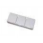 Розетка зовн. устан. 3-а з/к біла IP54 TNSy SURFACE TNSy