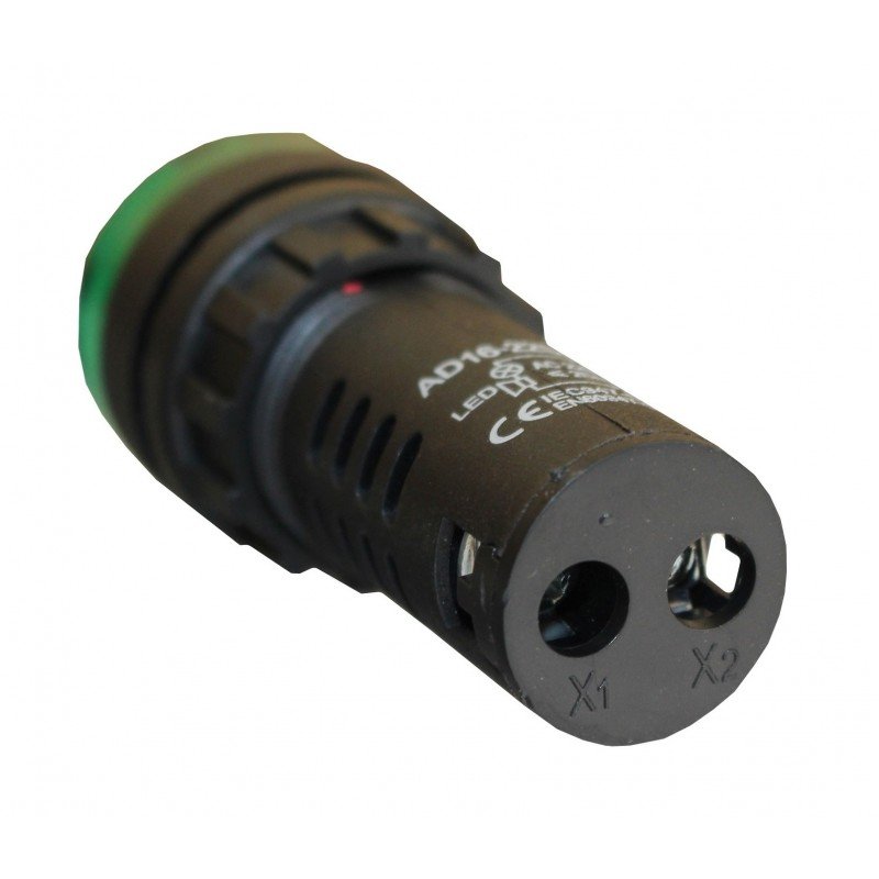 Зумер AD22SM 230В АC зелений TNSy