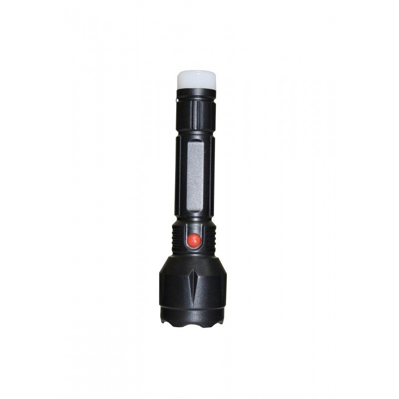 Ліхтар акумуляторний ручний LED FL5 1+1W 6500K 3/4H 100L bat: 3,7V 1,2A Black TNSy