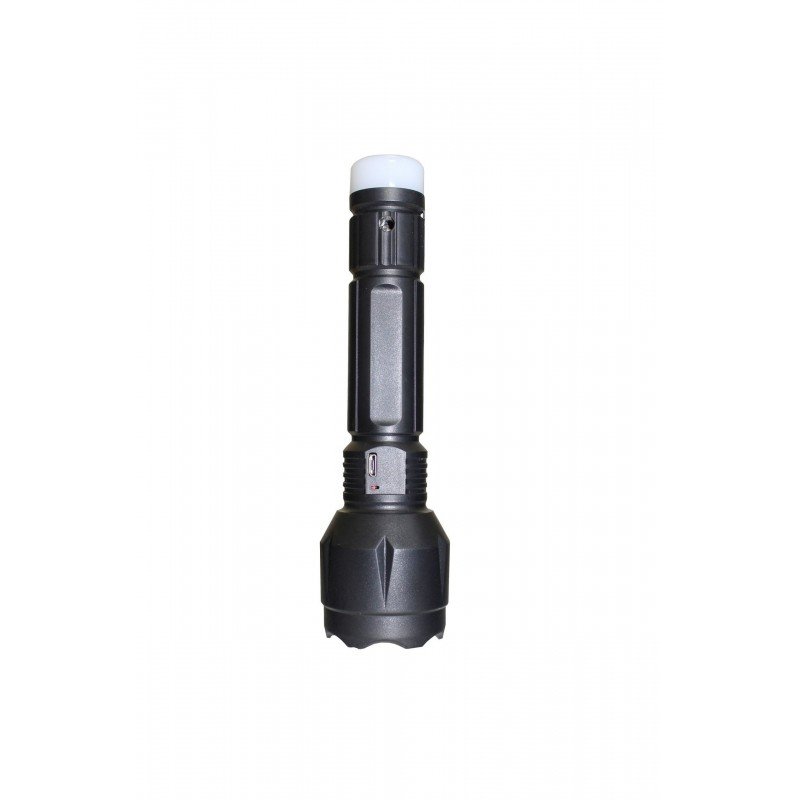 Ліхтар акумуляторний ручний LED FL5 1+1W 6500K 3/4H 100L bat: 3,7V 1,2A Black TNSy