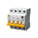 Автомат диференційного захисту SB-R9NE 4P C 06A 10mA Tип AC 6kA UEC