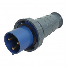 Вилка 033 переносна 2Р+РЕ 63А 220В IP67 UEC