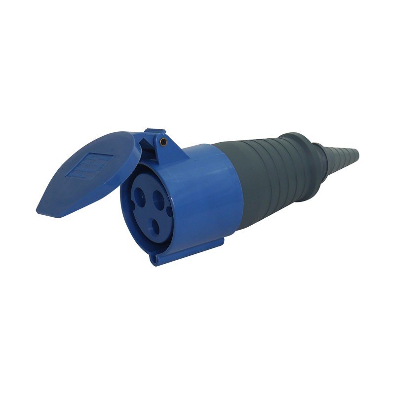 Розетка 223 переносна 2Р+РЕ 32А 220В IP44 UEC