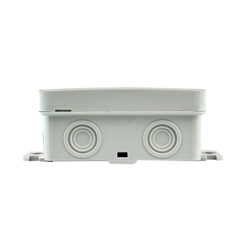 Коробка монтажна для відкритого встановлення 146х105х65 мм (зовн.162х122х68 мм) IP66 із скобами сіра UEC