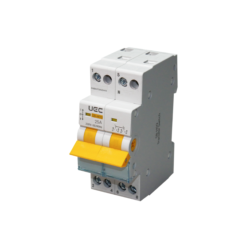 Вимикач-роз'єднувач трипозиційний SB-H09-63 2P 25А UEC