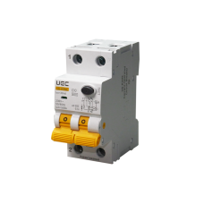 Автомат диференційного захисту SB-R9NE 2P C 10A 30mA Tип AC 6kA UEC