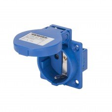 Розетка вбудована 10° Schuko IP54 2P+E 16A 230V 50x50 GEWISS