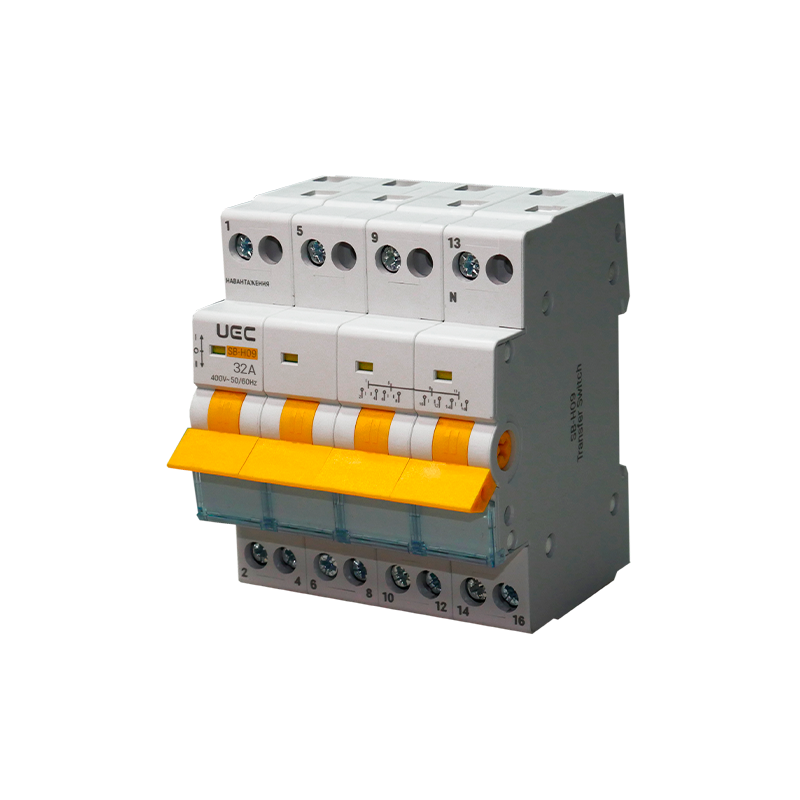 Вимикач-роз'єднувач трипозиційний SB-H09-63 4P 32А UEC