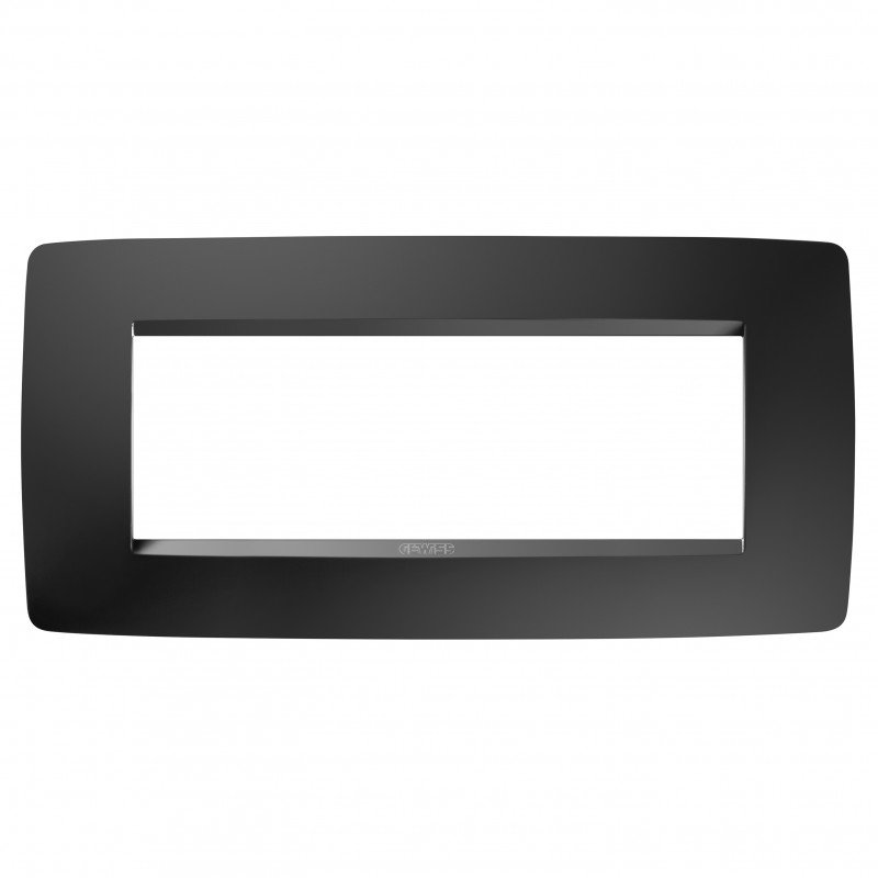 Рамка Chorusmart ONE 6M сатиновий чорний італійський стандарт GEWISS