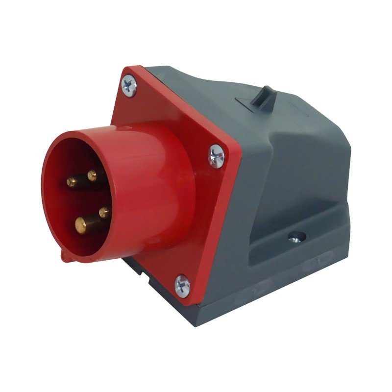 Вилка 514 стаціонарна 3Р+РЕ 16А 380В IP44 UEC