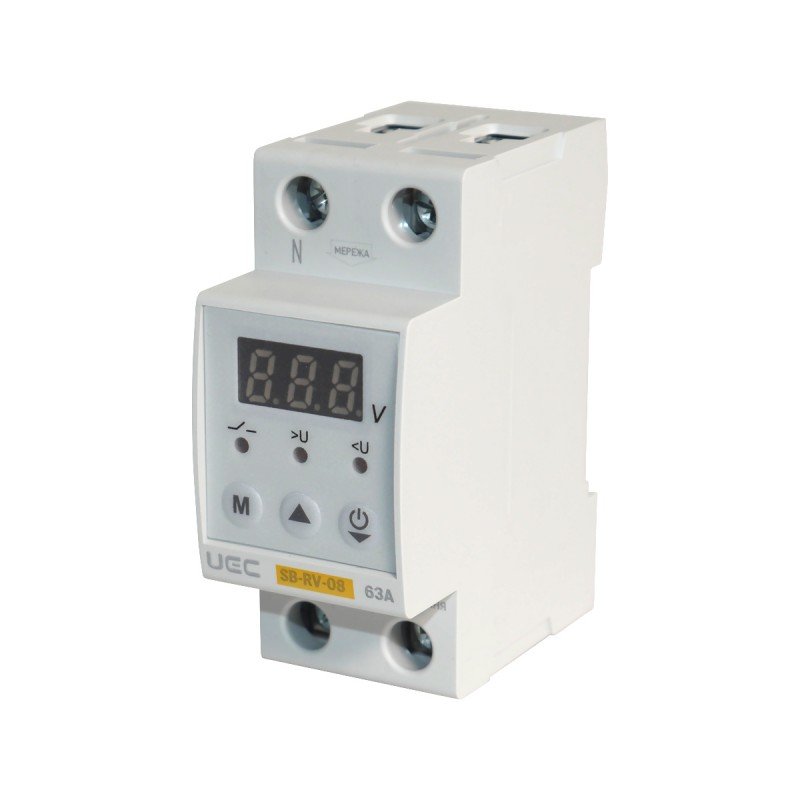 Реле напруги SB-RV-08 2P 63A UEC