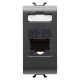 Розетка Інтернет Chorusmart RJ45 1M CAT.5E UTP чорний GEWISS