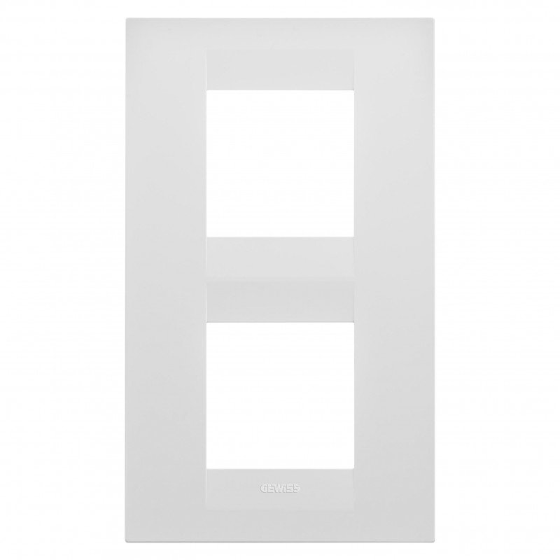 Рамка Chorusmart GEO 2+2M вертикальна сатиновий білий GEWISS