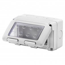 Герметичний корпус горизонтальний 27 COMBI 4М (4х1) IP55 сірий GEWISS