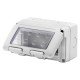 Герметичний корпус горизонтальний 27 COMBI 4М (4х1) IP55 сірий GEWISS