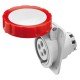 Розетка вбудована 10° IEC 309 HP IP67 3P+E 16A 400V 6H GEWISS