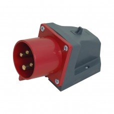 Вилка 524 стаціонарна 3Р+РЕ 32А 380В IP44 UEC
