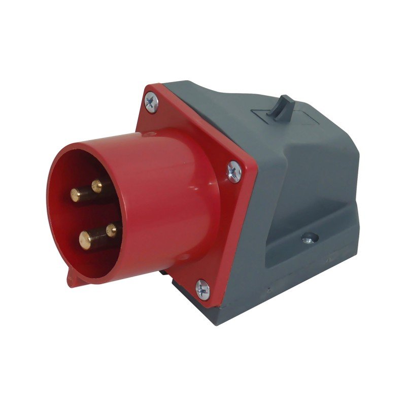 Вилка 524 стаціонарна 3Р+РЕ 32А 380В IP44 UEC