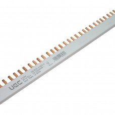 Шина з'єднувальна FORK (вилка) 2P 63А довжина 1м UEC