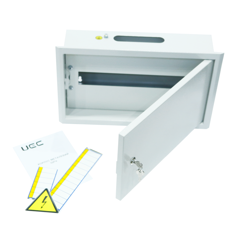 Корпус металевий ЩРв-18 (265х440х120мм) IP31 UEC