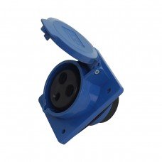 Розетка 423 прихована 2Р+PЕ 32А 220В IP44 UEC