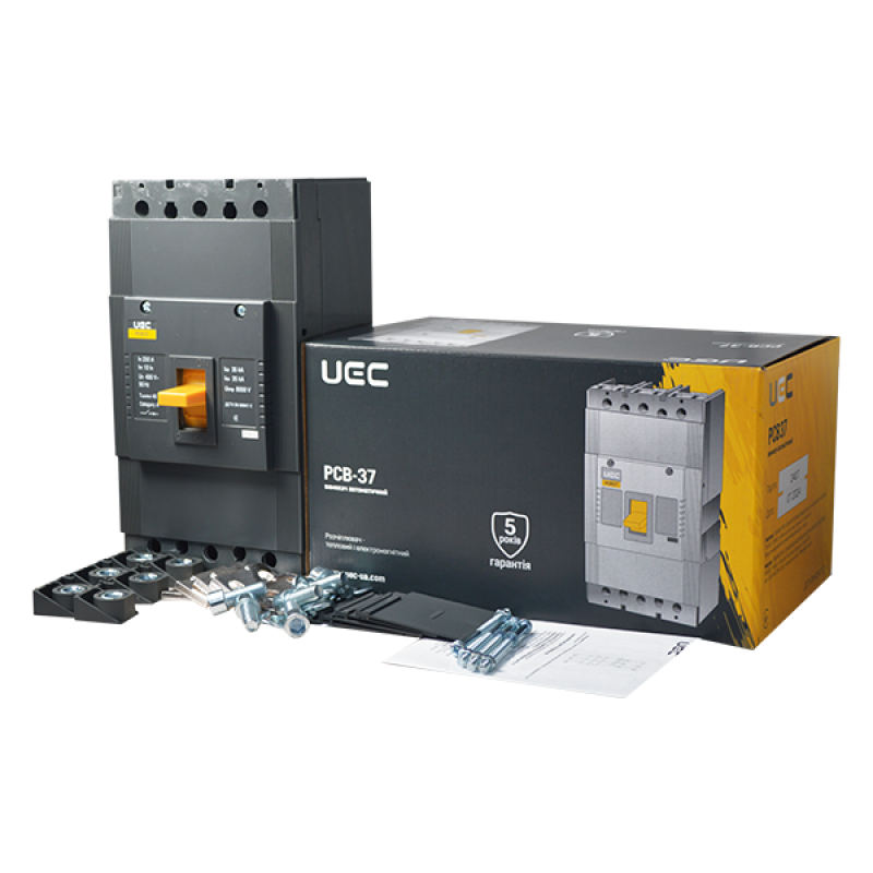 Автоматичний вимикач PCB37 3Р 250А 35кА UEC
