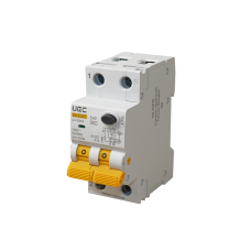 Автомат диференційного захисту SB-R9NE 2P C 40A 30mA Tип AC 6kA UEC