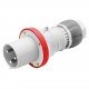 Вилка переносна IEC 309 HP IP44 3P+N+E 63A 400V 6H GEWISS