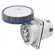 Розетка вбудована 10° IEC 309 HP IP67 2P+E 63A 230V 6H GEWISS