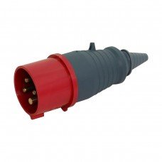 Вилка 014 переносна 3Р+РЕ 16А 380В IP44 UEC
