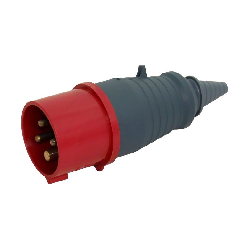 Вилка 014 переносна 3Р+РЕ 16А 380В IP44 UEC