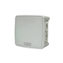 Коробка монтажна для відкритого встановлення 100х100х50 мм (зовн. 115х115х54 мм) IP65 із скобами сіра UEC