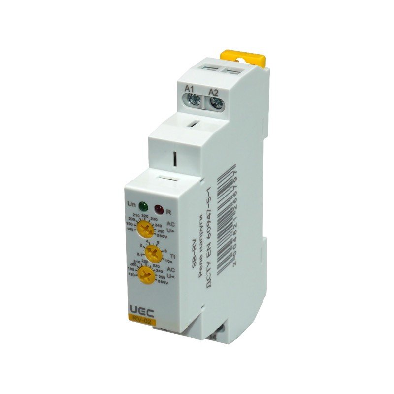 Реле напруги 1-фазне RV-2 230 В AC UEC