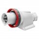 Вилка стаціонарна 90° IEC 309 HP IP67 3P+N+E 125A 400V 6H GEWISS