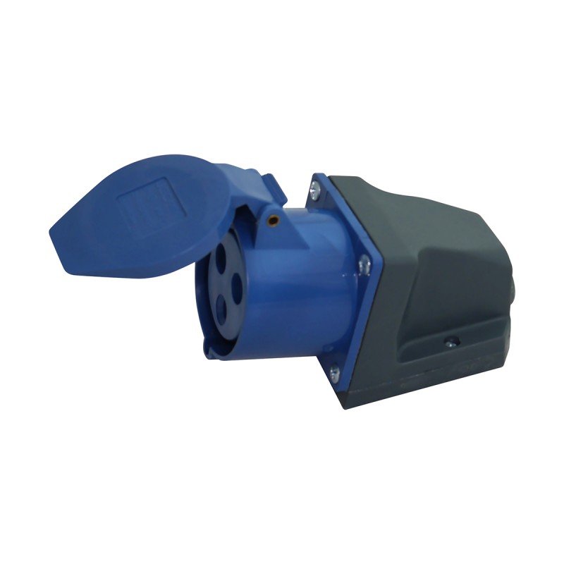 Розетка 123 стаціонарна 2Р+РЕ 32А 220В IP44 UEC