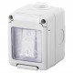 Вимикач в зборі 27 COMBI SYSTEM 2Р 16AX IP55 сірий GEWISS