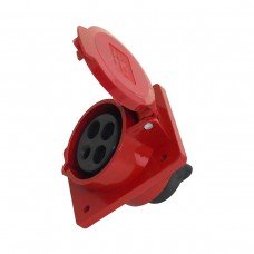 Розетка 424 прихована 3Р+PЕ 32А 380В IP44 UEC